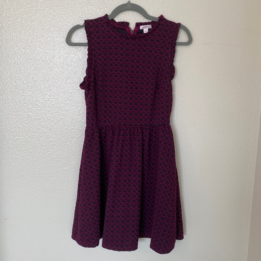 xhilaration 💌Free Shipping Juniors Sleeveless Dress Plum & Black Size S